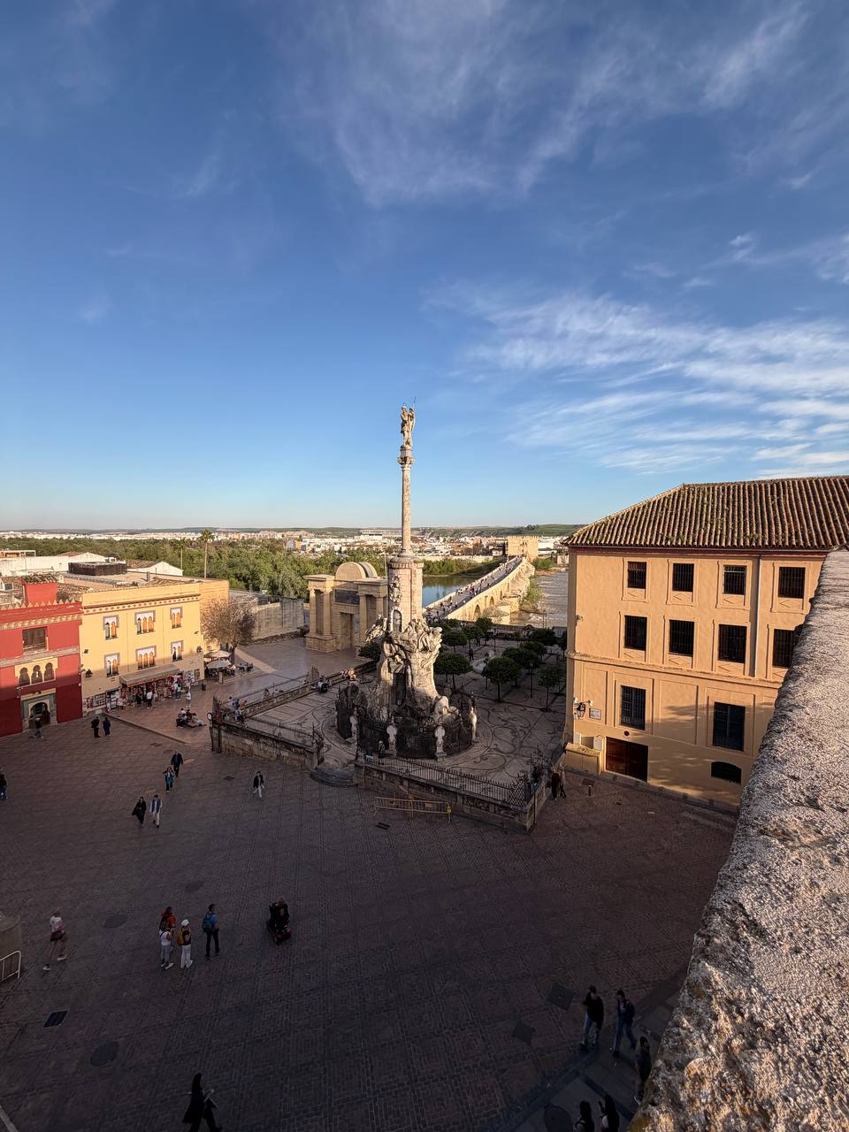 View from the Mezquita-Cathedral mirador in Córdoba
